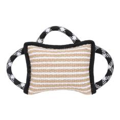 Travesseiro Rebocador para Cães Com Alças Fortes, Brinquedo Interativo para Cães Grandes, ótimo Auxílio para Treinamento Comportamental, 10,2 X 7,1 pol., Alça de 3,5 pol., Feito