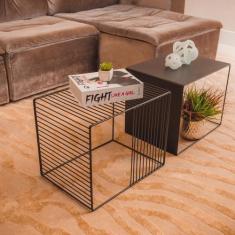 Mesa de Centro Murilo Estilo Industrial Ambiente Principal Escritório 