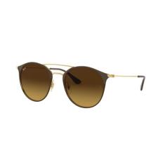 Óculos de Sol Ray-Ban 0RB3546L 900985 Tam 52 / Marrom/Ouro - Lentes Marrom Gradiente