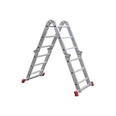 Escada Articulada Multifuncional 12 Degraus 13 Posições Alumínio - Botafogo Lar e Lazer
