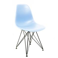 Cadeira de Cozinha Eames Preta e Azul