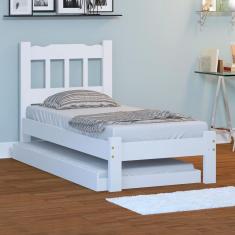 Bicama De Solteiro Branco Pérola Nemargi