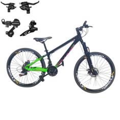 Bicicleta Vikingx 21v Aro 26 Tuff 44 Trocadores e Cambio Shimano Trase