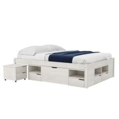 Cama Queen Kiara Branco Lavado