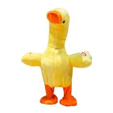Fancyes Pato interativo eletrônico falando dança pato criativo com 138 músicas brinquedo de atividade interativa de pato para presente de festival