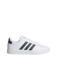 adidas Grand Court 2.0 Tênis masculino, Branco/tinta/Ecru Tint, 39