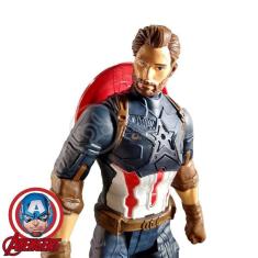 Boneco Action Figure Vingadores Capitão America 29Cm