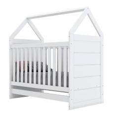 Berço Montessoriano Americano Branco HP  Henn