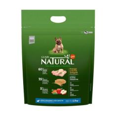 Ração Guabi Natural para Cães Adultos de Porte Mini e Pequeno Sabor Fr