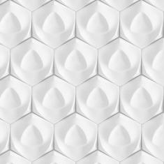 Papel De Parede 3D Lajota Parallelograma Geometrico Adesivo - LRP