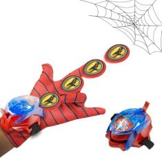 1 Luva Lança Discos Vingadores Homem Aranha Pronta Entrega