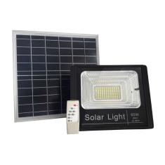 Refletor Solar Led Holofote 60W Branco Frio