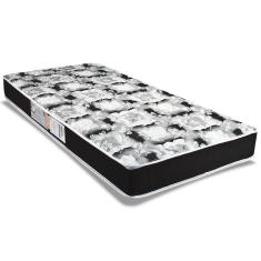 Colchão Solteiro Espuma D33 Supreme Pró Saúde Black (88x188x20) Luckspuma