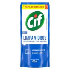 Cif Limpador Limpa Vidros 450Ml Refil Econômico