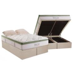 Cama Box Baú Queen: Colchão Molas Ensacadas Herval MasterPocket Monte 