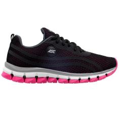 Tênis Feminino esportivo Caminhada e academia Nylon e aplique Ascension-Feminino