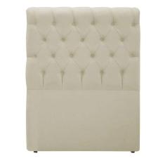 Cabeceira EBox Paris Solteiro 90cm Em Suede Bege