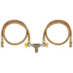 Kit Duplo 1,50mt Instalação Gás Encanado Fogão Forno Cooktop - Elite G