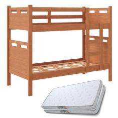 Beliche Barreto Solteiro com 2 Colchões D20 Dupla Face Alta Durabilida