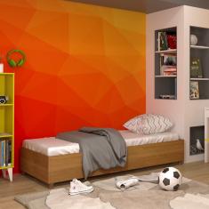 Cama Solteiro para Colchão Box Mônaco Tcil