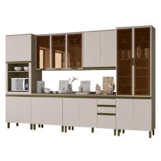 Cozinha Modulada Connect 03 Duna/Cristal - Henn