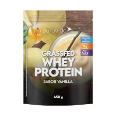 Puravida Suplemento Whey Protein Grassfed Baunilha 450g