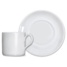 Xícara de Café Brasília Germer com Pires de Porcelana 70 ml