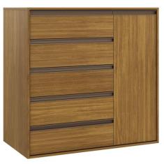 Cômoda Multiuso 5 Gavetas e 1 Porta 100% MDF Select - Belmax