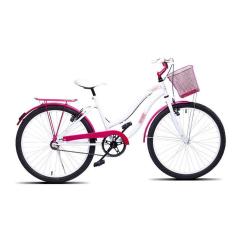 Bicicleta Infantil Aro 24 Forss Hello Com Cestinha-Unissex