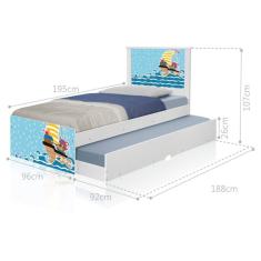 Bicama Ursinho Pirata com Colchões