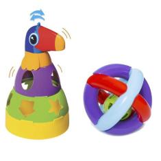 Kit De Brinquedos Educativos Tucano + Bola - Mercotoys