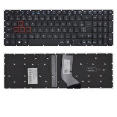 Teclado para Notebook bringIT compatível com Acer Aspire Nitro v15 vn7