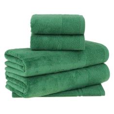 Buddemeyer Jogo de Toalhas Hannah Intense Air Banhão Verde 5 peças