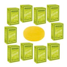 Kit c/10 Sabonetes em Barra Vegetal de Glicerina Erva Doce Granado 90g