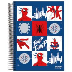 Imagem de Caderno Espiral Universitário Spider-Man School Basics 10 Matérias 160 Folhas