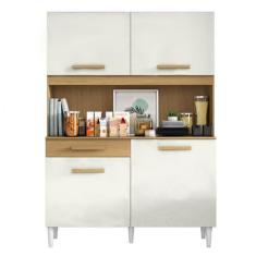 Armário de Cozinha Compacta Marina Atacama / Off White - Aramóveis, At