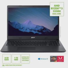 Note Acer Amd Ryzen 3 3250u Hd1tb 8gb 15.6 A315-23-r6dj W10h