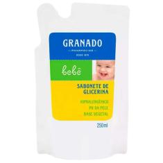 Sabonete Líquido Granado 250ml Bebê - Refil - Tradicional