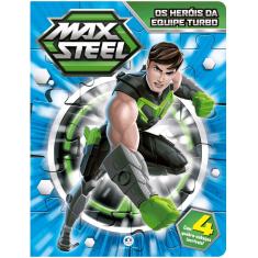 Livro - Max Steel - Os heróis da equipe turbo