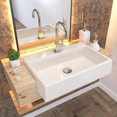 Kit Cuba Xrt55 com Torneira Luxo 1195 e Válvula Click 1 Polegada G Compace Bege