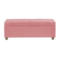 Recamier Bau Paris 1,20M Suede Rose - Clique Decor