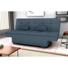 Sofá Cama Esmeralda Prime Azul E411- Matrix