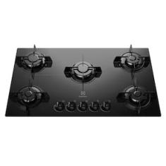 Cooktop a Gás Electrolux KE5GP 5 Bocas com Acendimento Automático Bivolt - Preto