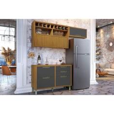 Cozinha Completa Imperatriz 3 Peças (2 Aéreos + 1 Balcãos) C6P45 Freij