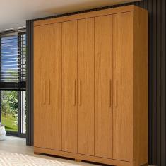 Guarda-Roupa Casal Canadá 6 Portas Linhamobília