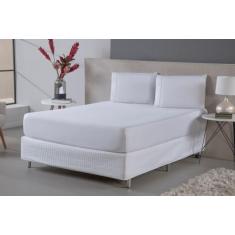 Jogo De Lençol Cama Box Casal King 3 Peças Percal 400 Fios Ponto Palit