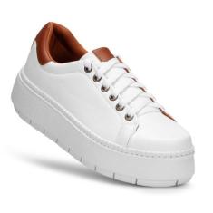 Tênis Feminino Moda Casual Flat Sola Leve Cadarço Estilo e Conforto Mu