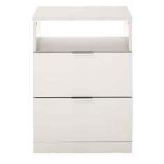 Mesa de Cabeceira Bartira Versatti com 2 Gavetas