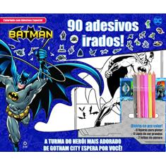 Batman Colorindo com Adesivos Especial