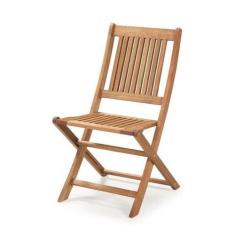 Cadeira Dobrável Em Madeira Maciça Sem Braços Primavera Casa E Jardim